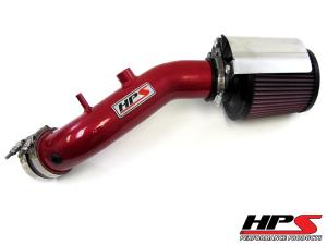 2004-2008 Acura TSX 2.4L HPS Shortram Air Intake + Heat Shield Red 