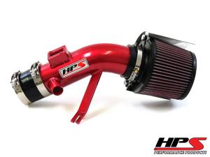 2007-2012 Nissan Altima V6 3.5L HPS Shortram Air Intake + Heat Shield Red 