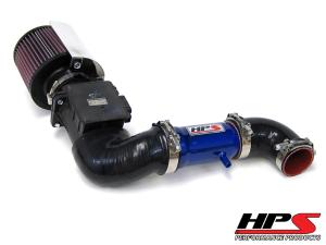 1991-1999 Dodge Stealth DOHC V6 3.0L Non Turbo HPS Shortram Air Intake + Heat Shield Blue 