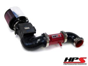 1991-1999 Dodge Stealth DOHC V6 3.0L Non Turbo HPS Shortram Air Intake + Heat Shield Red 