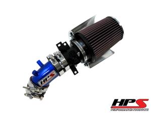 2008-2012 Scion xD 1.8L HPS Shortram Air Intake + Heat Shield Blue 