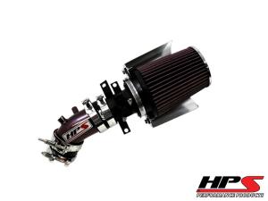 2008-2012 Scion xD 1.8L HPS Shortram Air Intake + Heat Shield Red 