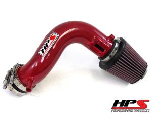 2009-2011 Nissan Cube 1.8L HPS Shortram Air Intake Kit Cool Red 