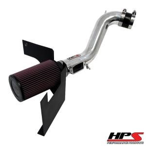 1997-1998 Toyota Supra Non Turbo 3.0L I6 HPS Shortram Air Intake + Heat Shield Polish 