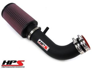 2007-2011 Jeep Wrangler 3.8L V6 HPS Shortram Air Intake Kit JK Cool Black 