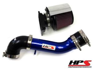 2001-2003 Chrysler Sebring Lxi 3.0L V6 HPS Shortram Air Intake + Heat Shield Blue 