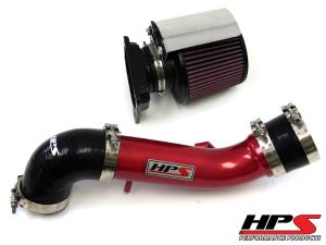 2001-2003 Chrysler Sebring Lxi 3.0L V6 HPS Shortram Air Intake + Heat Shield Red 