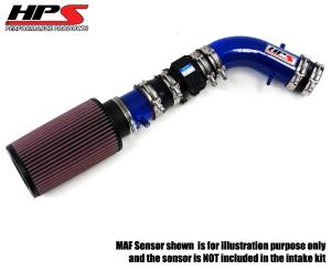 1996-1998 Toyota 4Runner 3.4L V6 HPS Shortram Air Intake Kit Cool Blue 