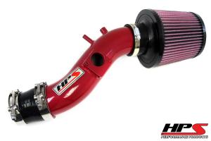 2003-2004 Pontiac Vibe 1.8L HPS Shortram Air Intake Kit Cool Red 