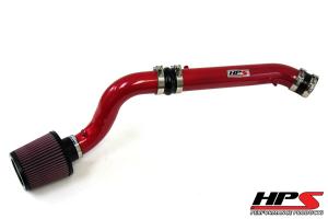 1992-1995 Honda Civic SOHC D Series / DOHC B Series HPS Cold Air Intake (Converts to Shortram) Red 