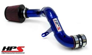 2009-2013 Honda Fit 1.5L Manual Trans HPS Cold Air Intake Kit Long Ram Blue 