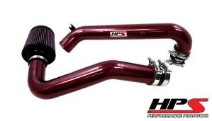 1996-2000 Honda Civic CX DX LX HPS Cold Air Intake (Converts to Shortram) Red 