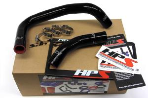 1985-1987 Toyota Corolla AE86 HPS Black AE86 Silicone Radiator Hose Kit Coolant - Black