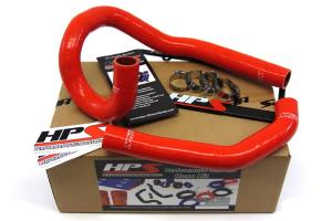 1986-1992 Toyota Supra w/ 7MGE or 7MGTE HPS Red Silicone Radiator Hose Kit Coolant - Red