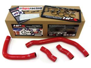 1990-1999 Toyota MR2 3SGTE Turbo HPS Red 3SGTE Silicone Radiator Hose Kit Coolant - Red