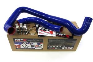 2003-2007 Ford Excursion 6.0L Diesel w/ Mono Beam Suspension HPS Blue Silicone Radiator Hose Kit Coolant - Blue