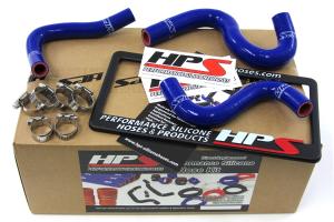 1983-1987 Toyota Corolla AE86 4A-GEU Left Hand Drive HPS Blue AE86 Silicone Heater Coolant Hose Kit - Blue