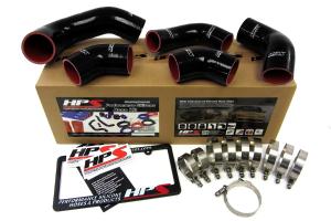 2003-2007 Mitsubishi EVO 8 9 MR US-Spec HPS Black EVO 8 9 MR Silicone Intercooler Turbo Hose Kit - Black