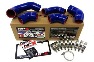 2003-2007 Mitsubishi EVO 8 9 MR US-Spec HPS Blue EVO 8 9 MR Silicone Intercooler Turbo Hose Kit - Blue