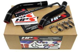 2011-2014 Honda CRZ HPS Black Silicone Radiator Hose Kit Coolant - Black