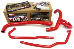 2010-2013 Ford F150 SVT Raptor 6.2L V8 HPS Red Silicone Radiator Hose Kit Coolant - Red