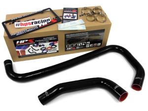 2010-2014 Dodge Ram Pickup 5.7L V8 Hemi HPS Black Silicone Radiator Hose Kit Coolant - Black