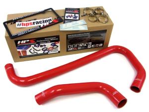 2010-2014 Dodge Ram Pickup 5.7L V8 Hemi HPS Red Silicone Radiator Hose Kit Coolant - Red