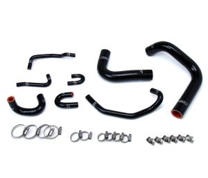 1990-1995 Toyota 4Runner 3.0L V6 HPS Black Silicone Radiator Hose Kit Coolant - Black