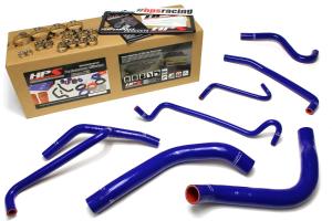 2011-2014 Ford Mustang 3.7L V6 HPS Blue Silicone Radiator + Heater Hose Kit Coolant - Blue