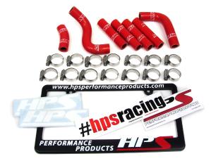 1996-1997 Lexus LX450 FJ80 4.5L I6 HPS Red FJ80 Silicone Pesky Heater Coolant Hose Kit - Red