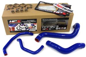 2012-2014 Toyota Sequoia 5.7L V8 Left Hand Drive HPS Blue Silicone Radiator + Heater Hose Kit Coolant - Blue