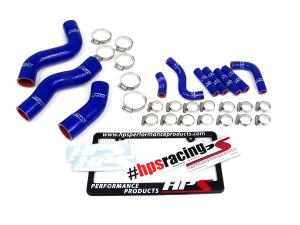 1996-1997 Lexus LX450 FJ80 4.5L I6 HPS Blue FJ80 Silicone Radiator and Pesky Heater Coolant Hose Kit - Blue