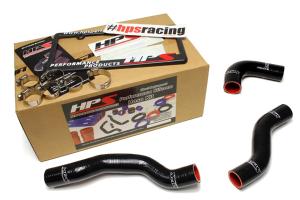 1989-1995 Toyota 4Runner 22RE Non Turbo EFI HPS Black Silicone Radiator Hose Kit Coolant - Black