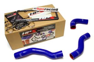 1989-1995 Toyota 4Runner 22RE Non Turbo EFI HPS Blue Silicone Radiator Hose Kit Coolant - Blue