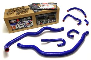 2000-2005 Honda S2000 HPS Blue S2K Silicone Radiator + Heater Hose Kit Coolant - Blue