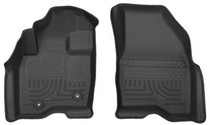 15-16 Ford Explorer Husky Floor Liners - Front, Black