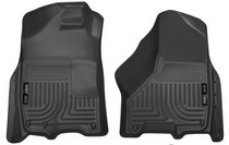 09-15 Ford Flex Husky Floor Liners - Front, Black