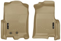 16 Lincoln Navigator L Reserve, 12-15 Lincoln Navigator Base, 12-16 Ford Expedition EL King Ranch Husky Floor Liners - Front, Tan