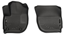 15-16 Honda Fit Husky Floor Liners - Front, Black