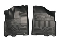 11-15 Toyota Sienna Husky Floor Liners - Front, Black