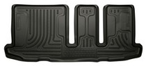 13-15 Nissan Pathfinder Husky Floor Liner - 3rd Seat, Black