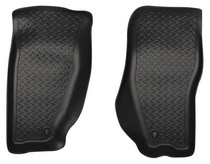 12 Jeep Liberty Husky Floor Liners - Front, Black