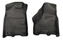 09-16 Dodge Ram 1500 Crew Cab Pickup Husky Floor Liners - Front, Black