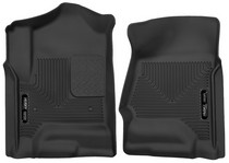 15-16 Chevrolet Tahoe, 14-16 GMC Sierra 1500 Crew Cab Pickup, 15-16 Chevrolet Suburban, 14-16 Chevrolet Silverado 1500 Crew Cab Pickup, 15-16 GMC Yukon, 15-16 Cadillac Escalade Husky Floor Liners - Front, Black