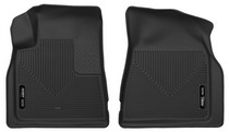 08-16 Buick Enclave Husky Floor Liners - Front, Black