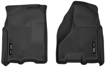 09-15 Ford Flex Husky Floor Liners - Front, Black