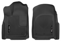 11-15 Dodge Durango Husky Floor Liners - Front, Black