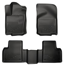 12-15 Mercedes-Benz ML350, 12-14 Mercedes-Benz GL350 Husky Floor Liners - Front & 2nd Seat (Footwell Coverage), Black