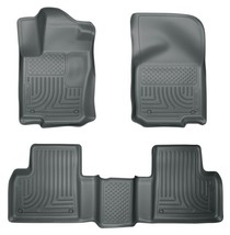 12-15 Mercedes-Benz ML350, 12-14 Mercedes-Benz GL350 Husky Floor Liners - Front & 2nd Seat (Footwell Coverage), Grey