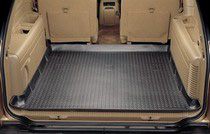 2000-2006 Chevrolet Suburban, 2000-2006 GMC Yukon XL, 2001-2006 GMC Yukon Denali XL (rear 5 FT Cargo Liner - can mount third seat on top of liner via cutting), 2005-2006 Cadillac ESV (rear 5ft liner) Husky Classic Style Rear Cargo Liner - Black